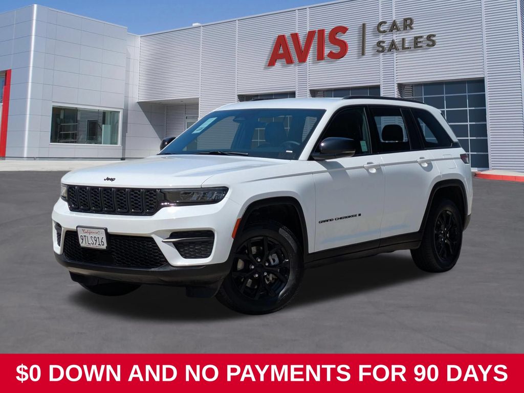 Bright White Clearcoat 2025 Jeep Grand Cherokee SUV / Crossover Four-Wheel Drive 8-Speed Automatic