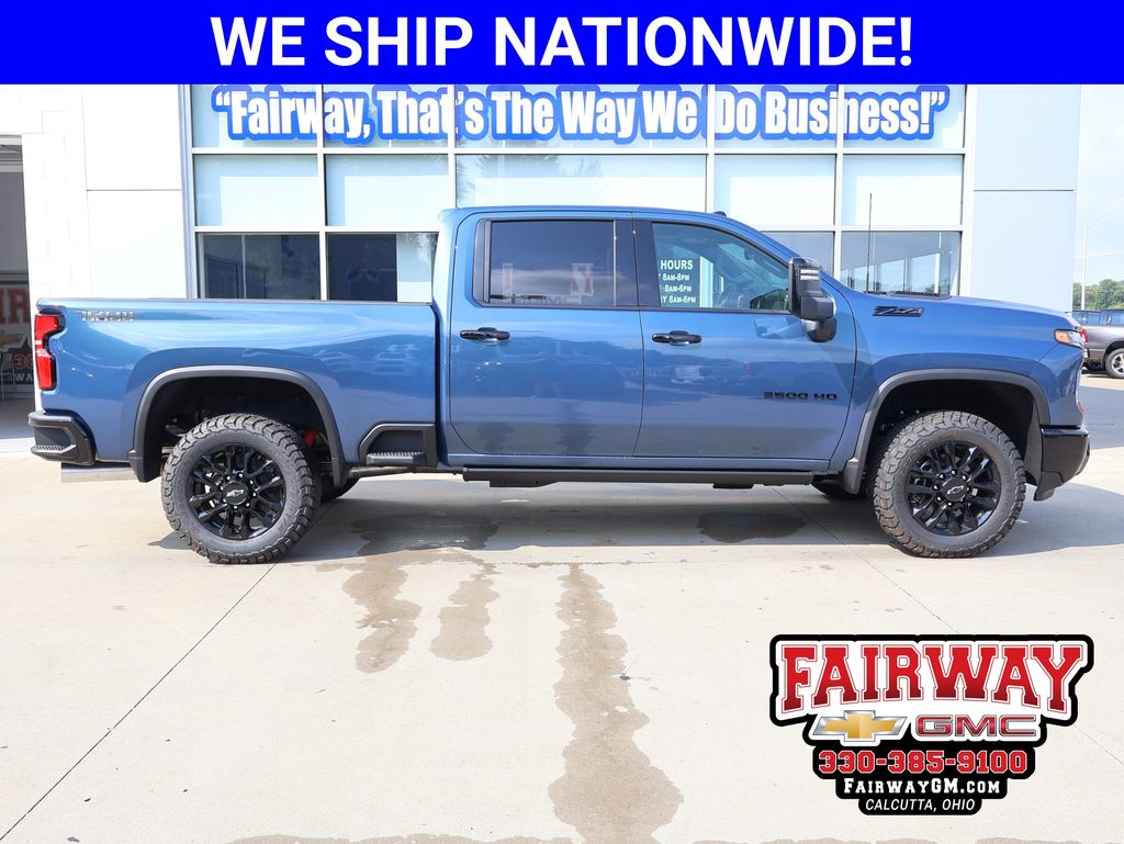 Lakeshore Blue Metallic 2026 Chevrolet Silverado 3500HD Pickup Truck Four-Wheel Drive Automatic