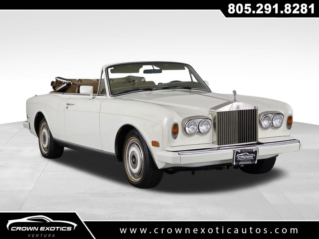 White 1988 Rolls-Royce Corniche Convertible Automatic