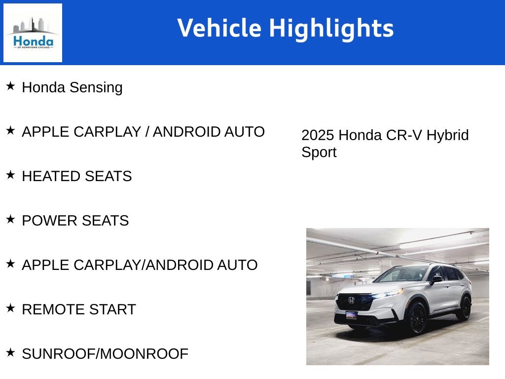 2025 Honda CR-V Hybrid Sport 7