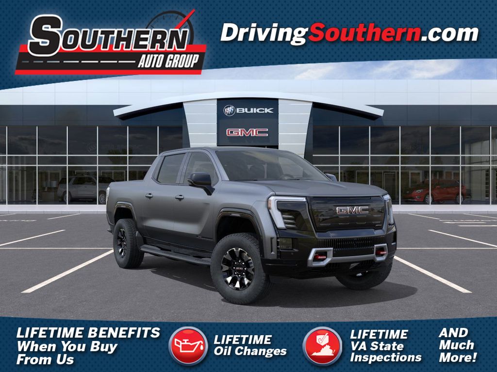 Magnus Matte 2026 GMC Sierra EV AT4 Crew Cab (Extended Range) e4WD Pickup Truck All-Wheel Drive 1-Speed Automatic