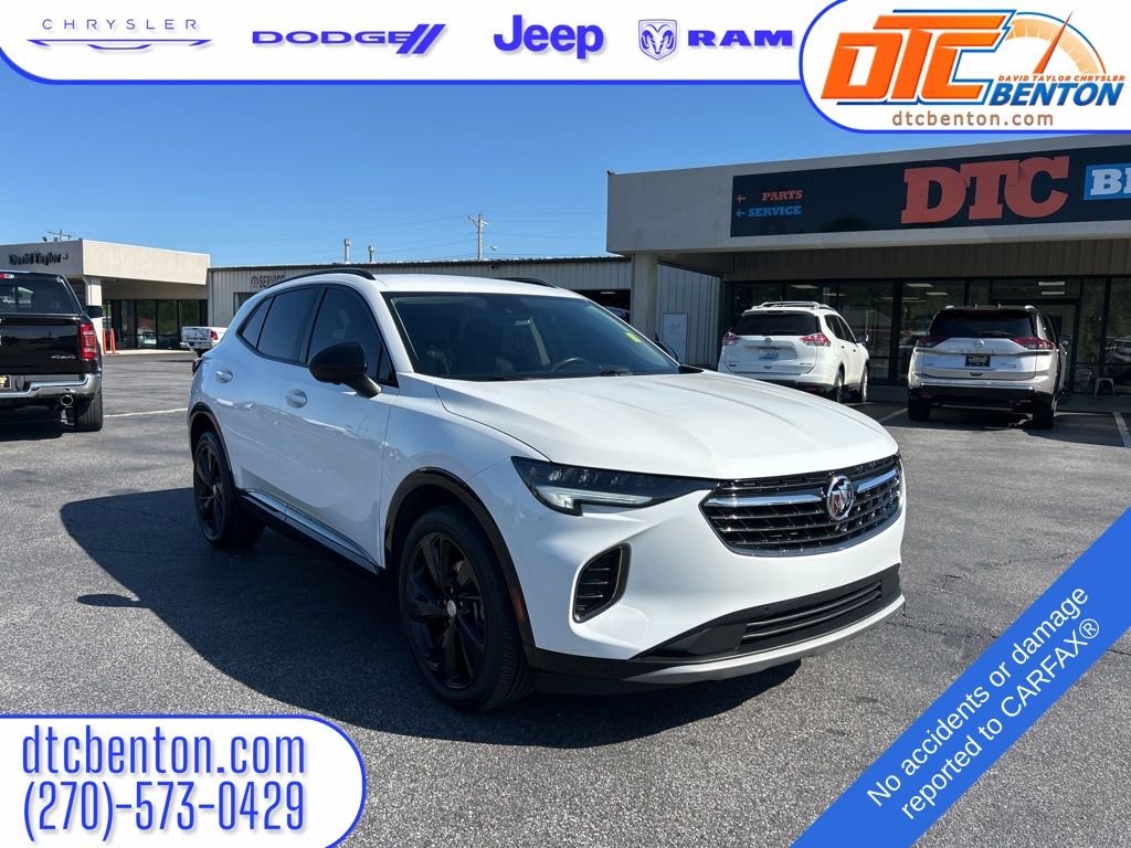 Summit White 2021 Buick Envision Essence AWD SUV / Crossover All-Wheel Drive 9-Speed Automatic