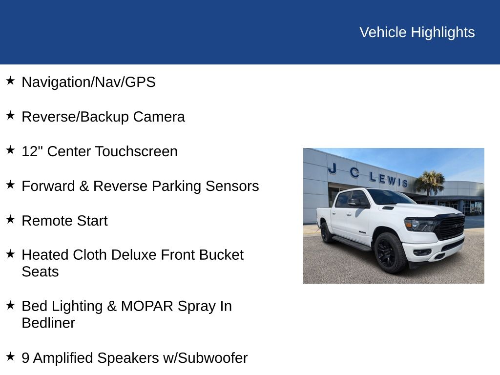 2021 Ram 1500 Big Horn Crew Cab 4x2 5'7" Box