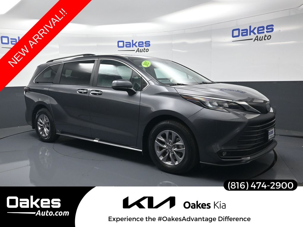 Magnetic Gray Metallic 2025 Toyota Sienna Minivan All-Wheel Drive Continuously Variable Transmission