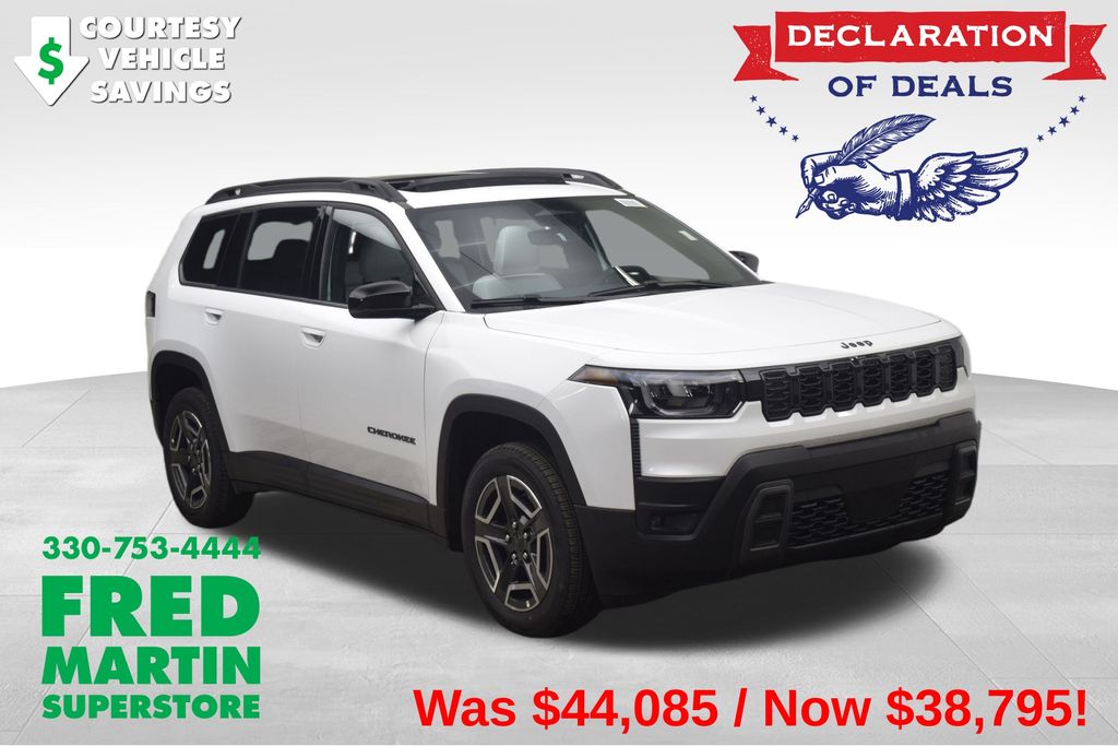new 2026 Jeep Cherokee car, priced at $38,795