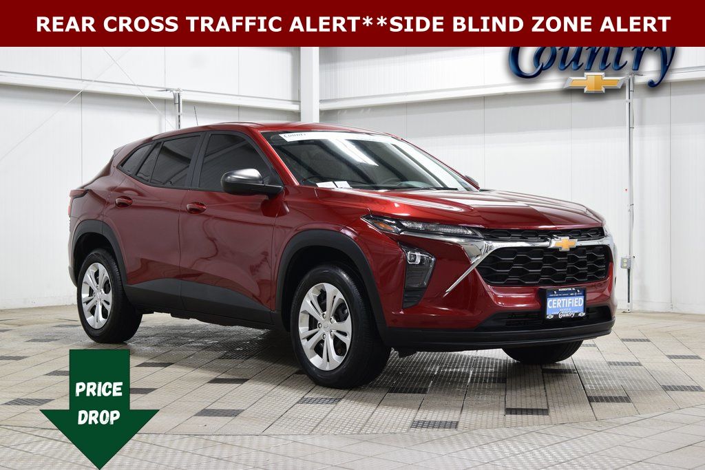 Red (Crimson) 2024 Chevrolet Trax LS FWD SUV / Crossover Front-Wheel Drive 6-Speed Automatic
