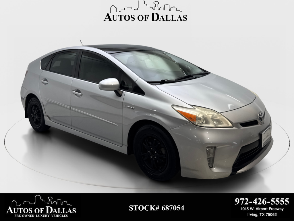 Classic Silver Metallic 2013 Toyota Prius Three Hatchback Front-Wheel Drive Continuously Variable Transmission