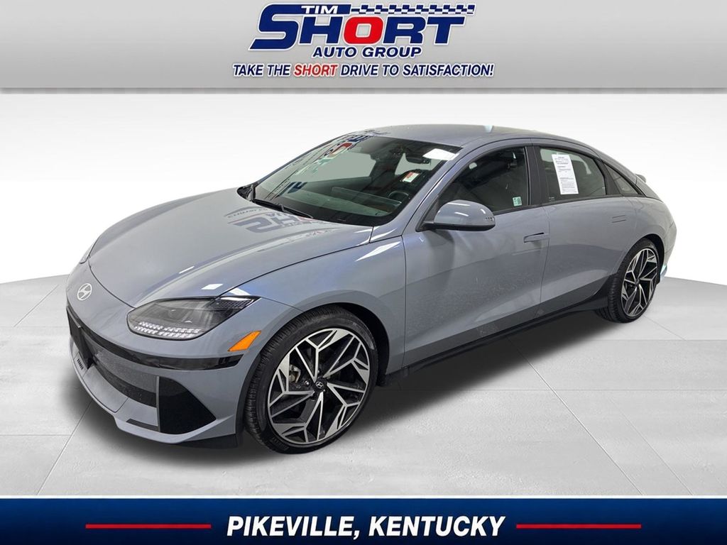 Transmission Blue 2024 Hyundai Ioniq 6 Sedan All-Wheel Drive 1-Speed Automatic