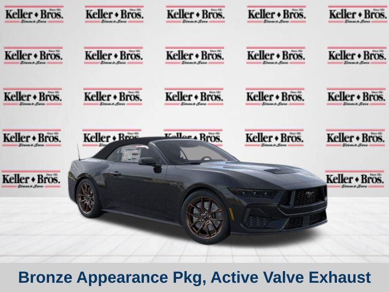 Shadow Black 2026 Ford Mustang Convertible Rear-Wheel Drive Automatic