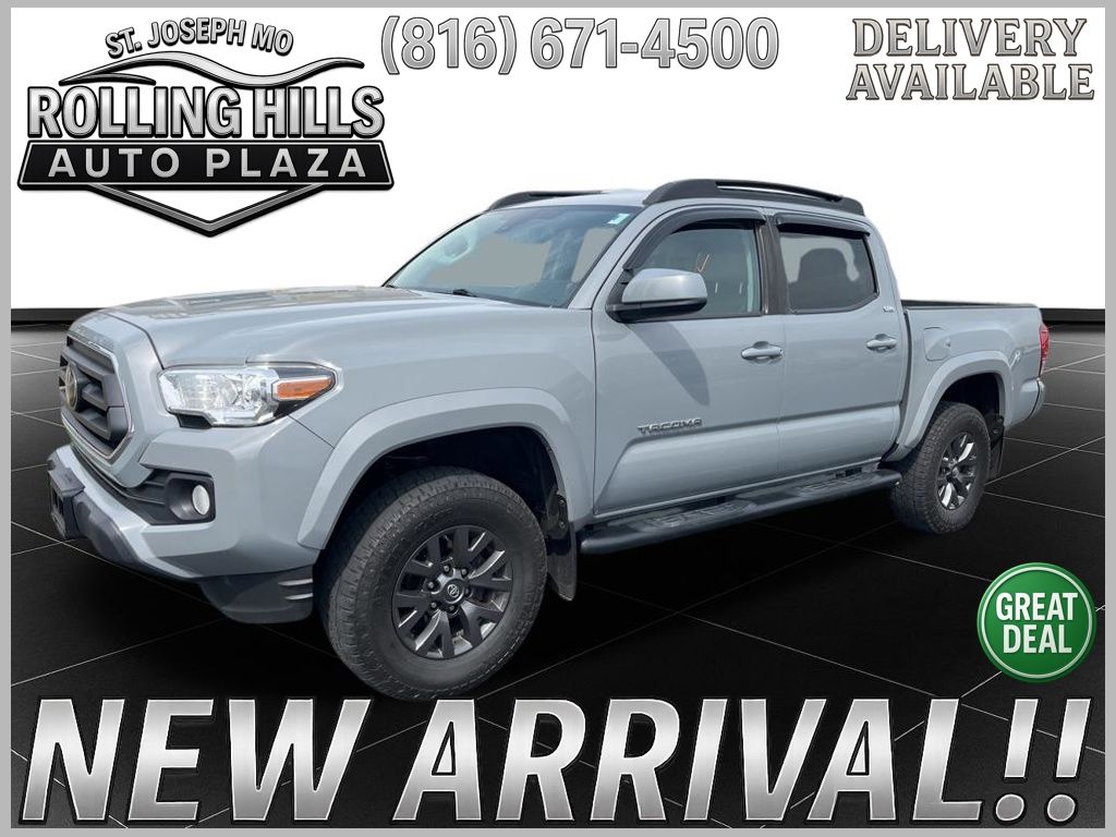 Cement 2021 Toyota Tacoma SR5 V6 Double Cab 4WD Pickup Truck Four-Wheel Drive 6-Speed Automatic