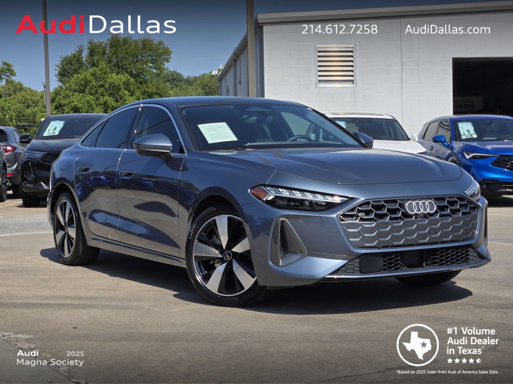 Horizon Blue Metallic 2025 Audi A5 Sedan All-Wheel Drive 7-Speed Automatic