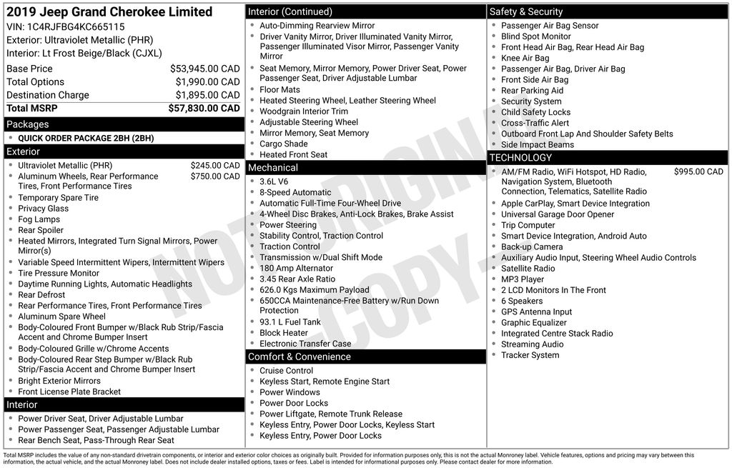 Used 2019 Red Jeep Limited image 6