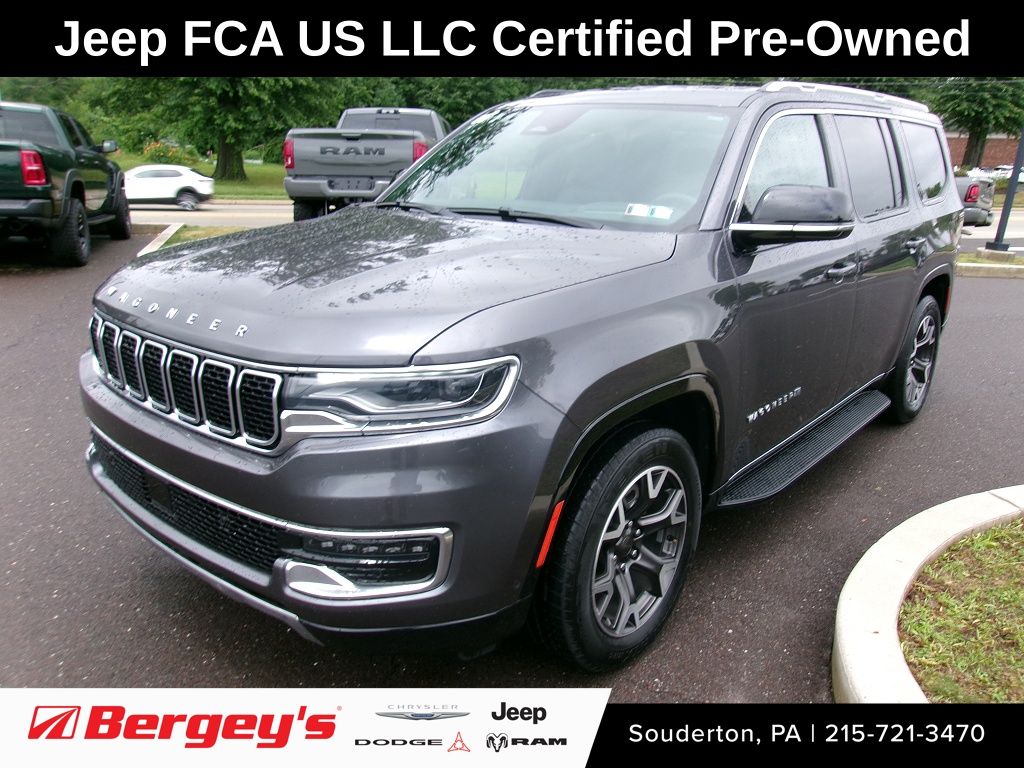 Baltic Gray Metallic Clearcoat 2024 Jeep Wagoneer SUV / Crossover Four-Wheel Drive 8-Speed Automatic