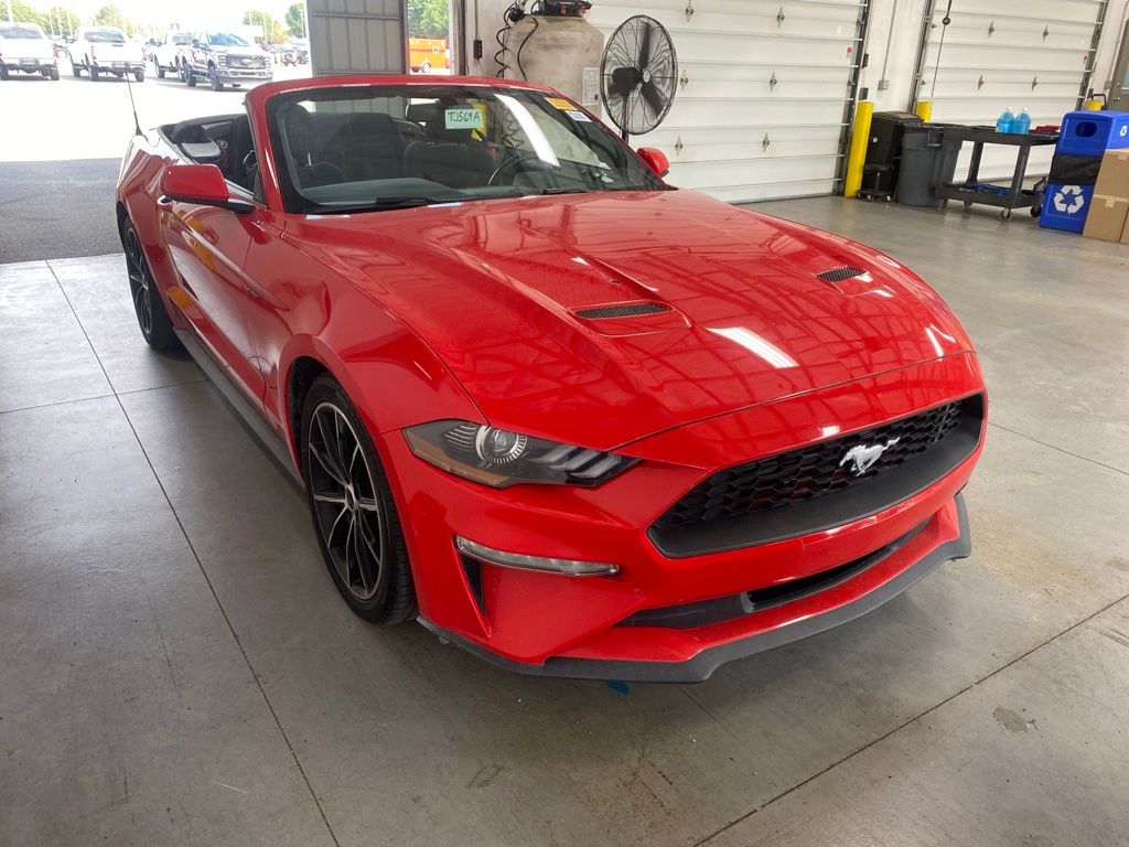 Race Red 2020 Ford Mustang Convertible Rear-Wheel Drive 6-Speed Manual