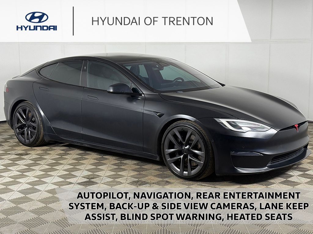 Solid Black 2022 Tesla Model S Sedan All-Wheel Drive 1-Speed Automatic