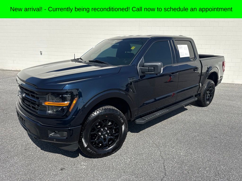 Blue Metallic 2025 Ford F-150 Pickup Truck Four-Wheel Drive Automatic