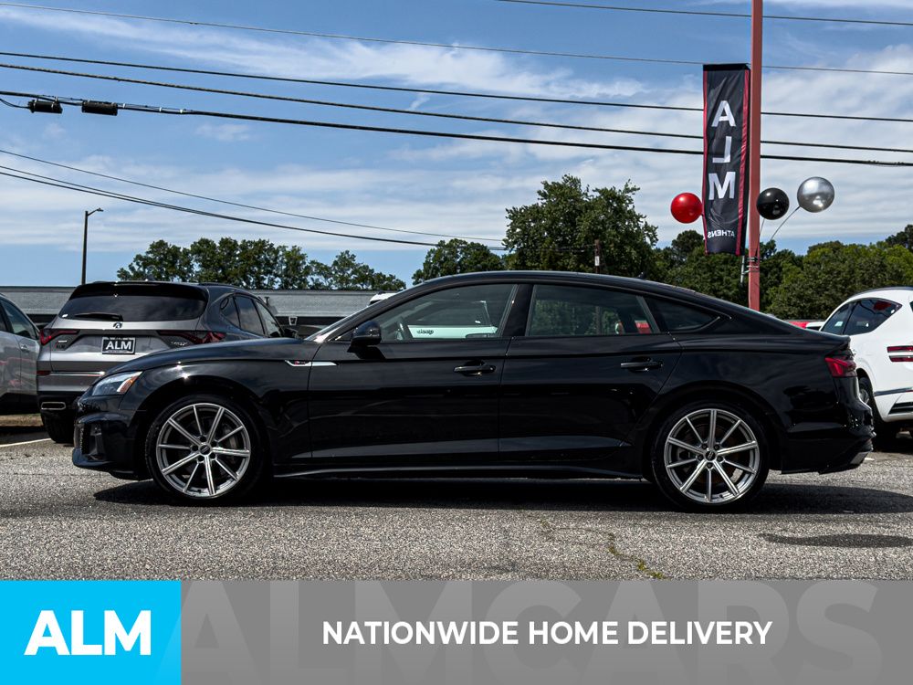 Used 2025 Black Audi 45 S line Premium image 4