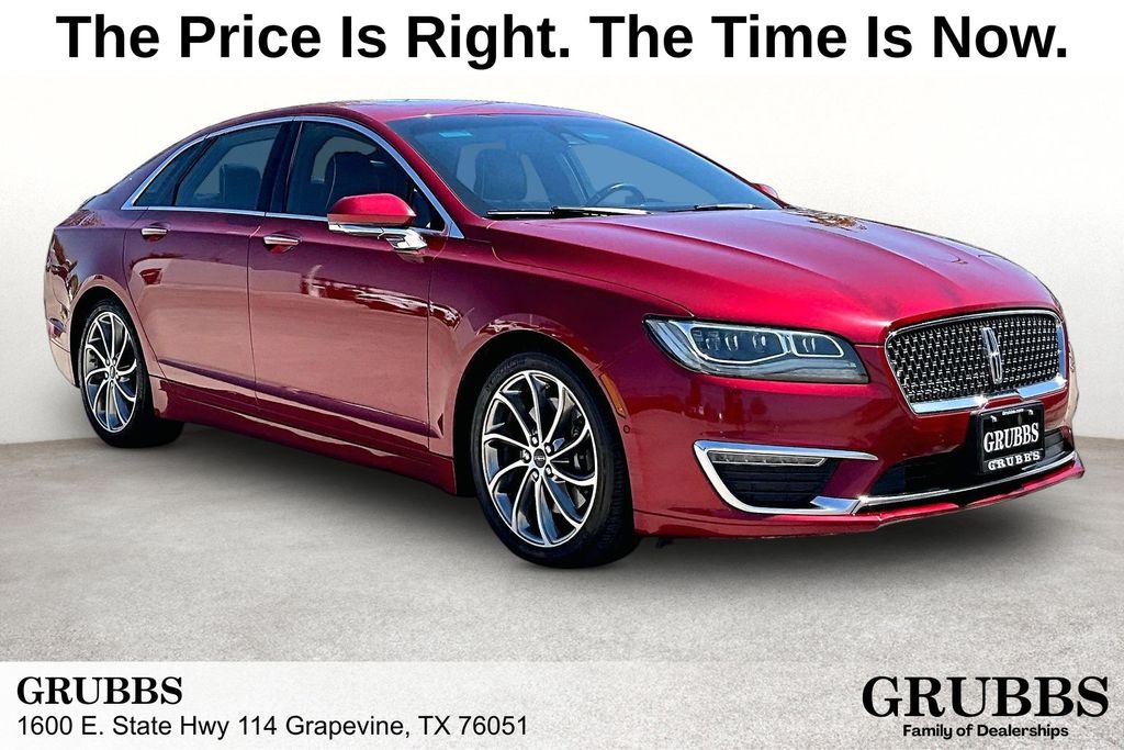Ruby Red Metallic 2017 Lincoln MKZ Sedan All-Wheel Drive 6-Speed Automatic