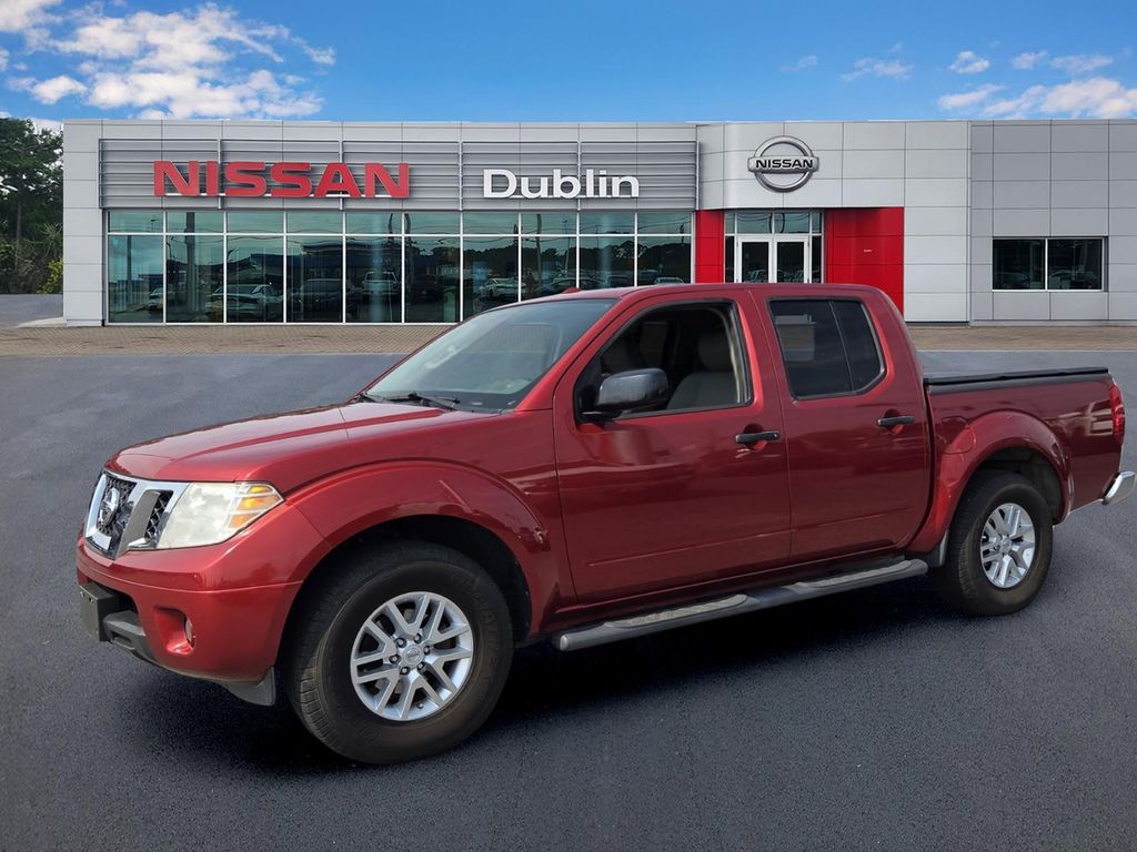 Lava Red 2016 Nissan Frontier Pickup Truck 4X2 5-Speed Automatic Overdrive