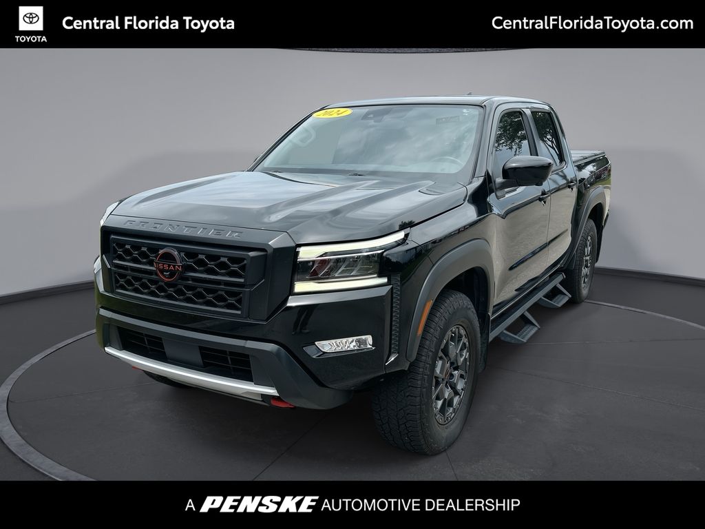 Super Black 2024 Nissan Frontier Pickup Truck Four-Wheel Drive 9-Speed Automatic Overdrive