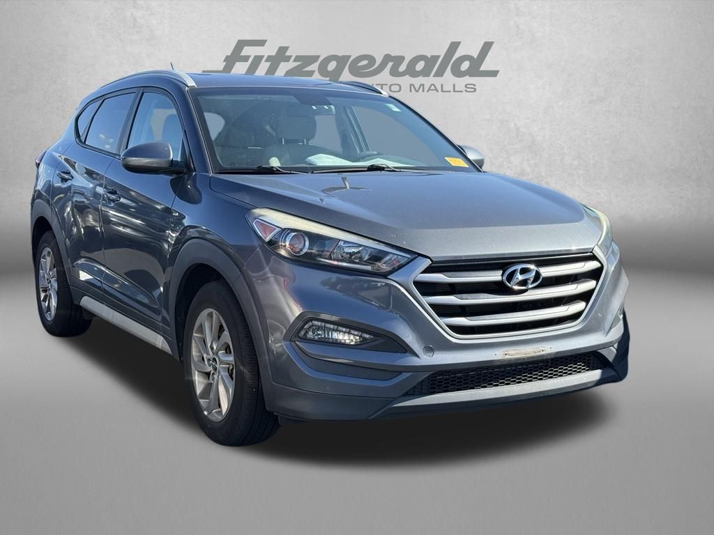 Caribbean Blue 2017 Hyundai Tucson SUV / Crossover Front-Wheel Drive 7-Speed Automatic