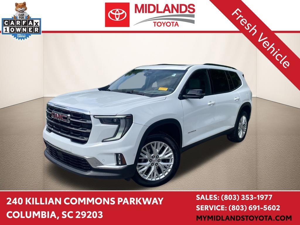 Summit White 2024 GMC Acadia Elevation FWD SUV / Crossover Front-Wheel Drive 8-Speed Automatic