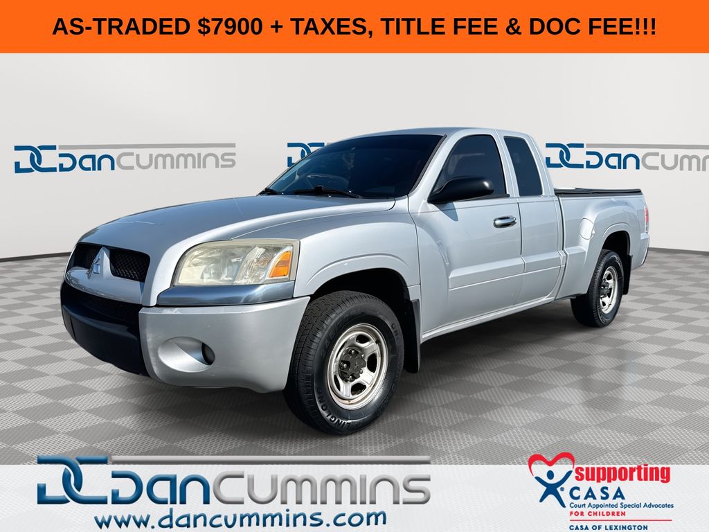 Silver 2007 Mitsubishi Raider Pickup Truck Rear-Wheel Drive 4-Speed Automatic Overdrive