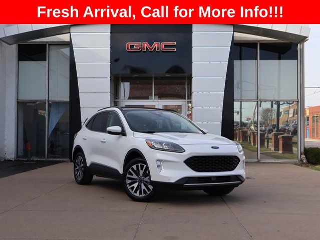 White Metallic 2020 Ford Escape Titanium AWD SUV / Crossover All-Wheel Drive 8-Speed Automatic