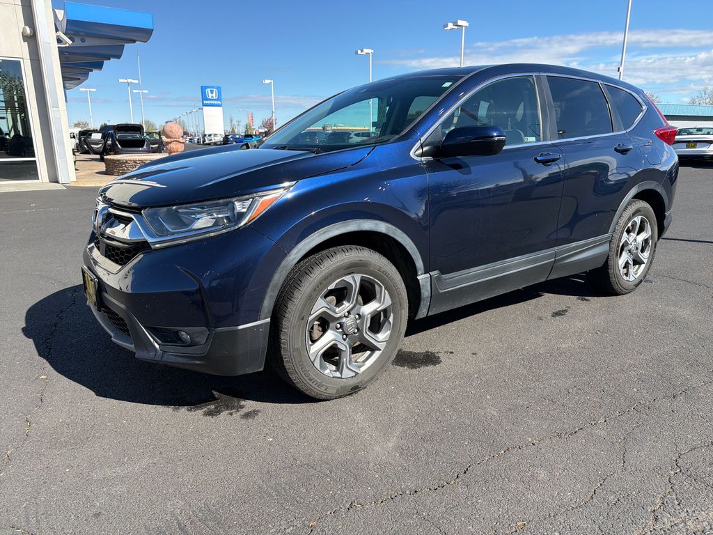 Black (Obsidian Blue Pearl) 2019 Honda CR-V EX AWD SUV / Crossover All-Wheel Drive Continuously Variable Transmission