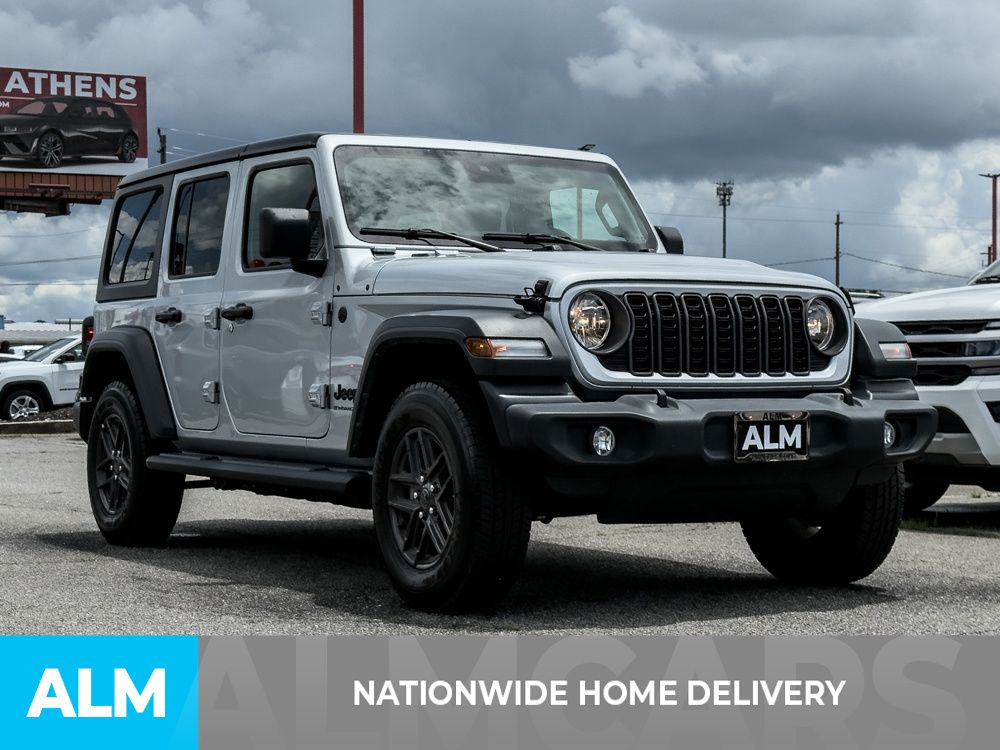 Used 2024 Silver Jeep Sport S image 4