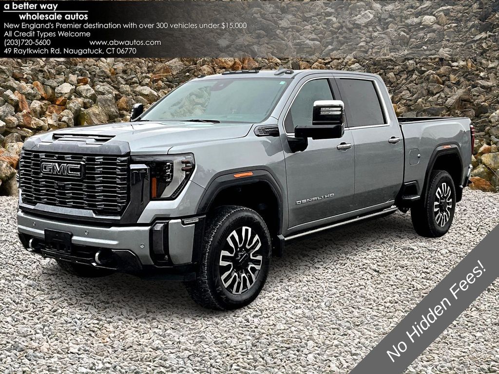 Sterling Metallic 2024 GMC Sierra 2500HD Denali Ultimate Crew Cab 4WD Pickup Truck Four-Wheel Drive Automatic