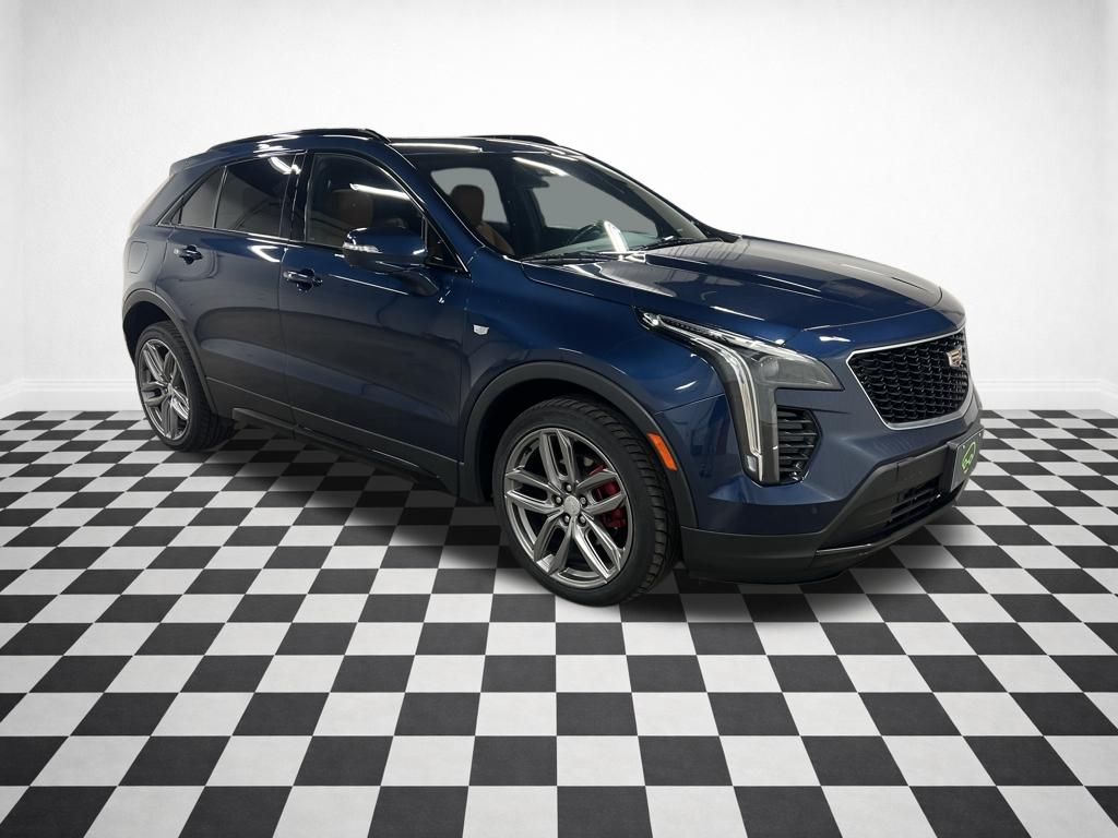 Twilight Blue Metallic 2021 Cadillac XT4 Sport AWD SUV / Crossover Four-Wheel Drive 9-Speed Automatic