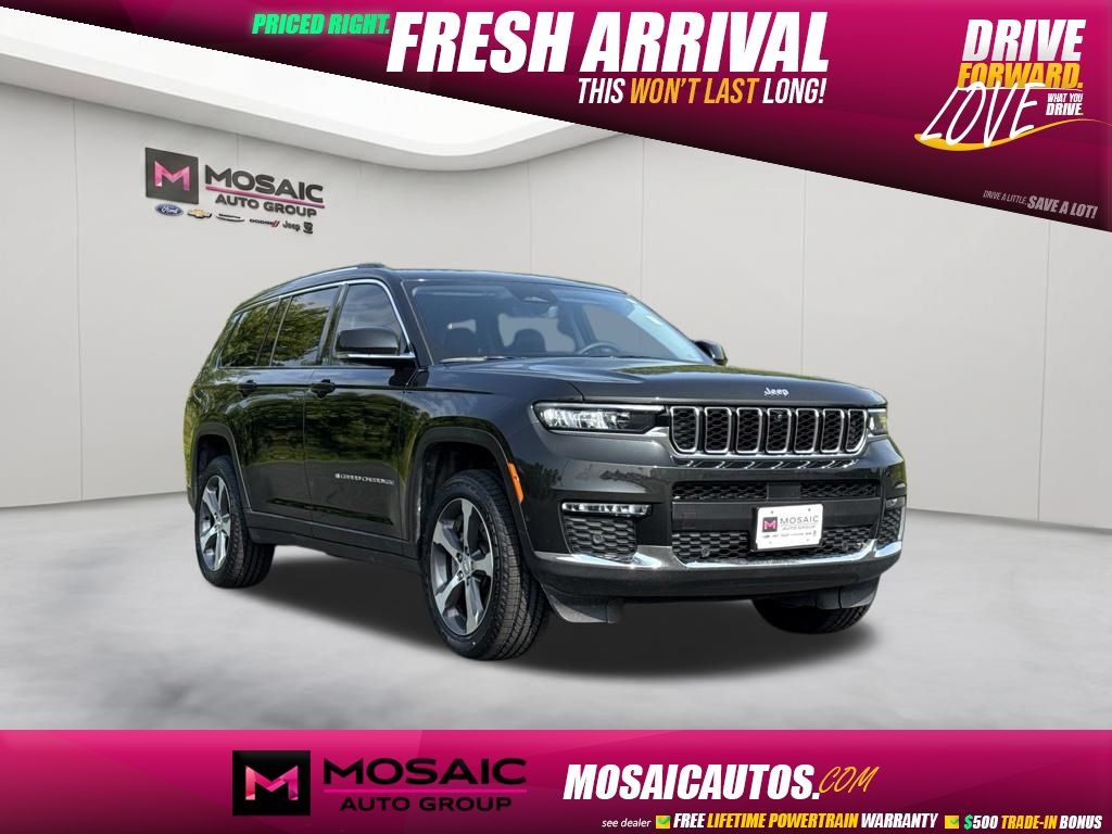 Rocky Mountain Pearlcoat 2023 Jeep Grand Cherokee L SUV / Crossover Four-Wheel Drive 8-Speed Automatic