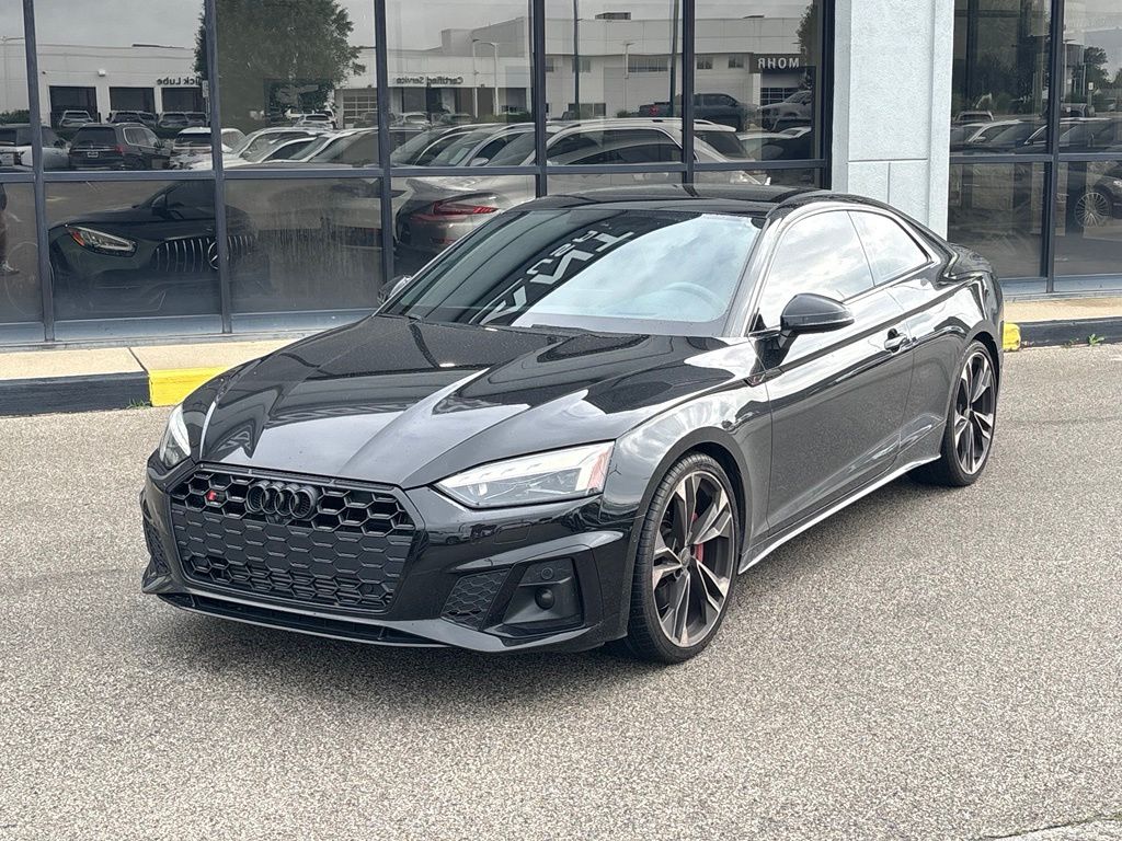 Black 2022 Audi S5 3.0T quattro Prestige Coupe AWD Coupe All-Wheel Drive 8-Speed Automatic