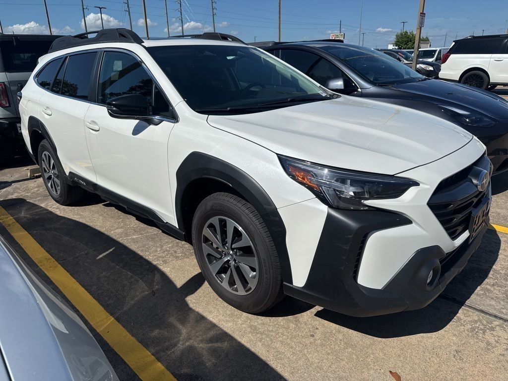 2025 Subaru Outback Premium White at Central Houston Nissan