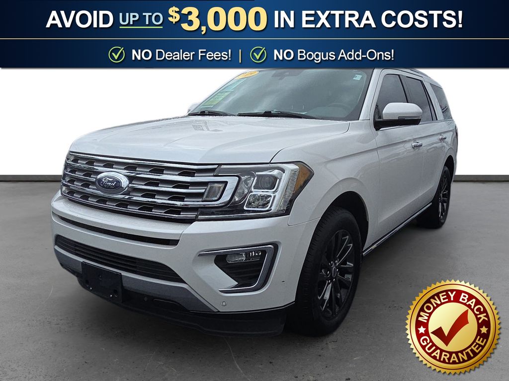 White Platinum Clearcoat Metallic 2019 Ford Expedition SUV / Crossover 4X2 Automatic