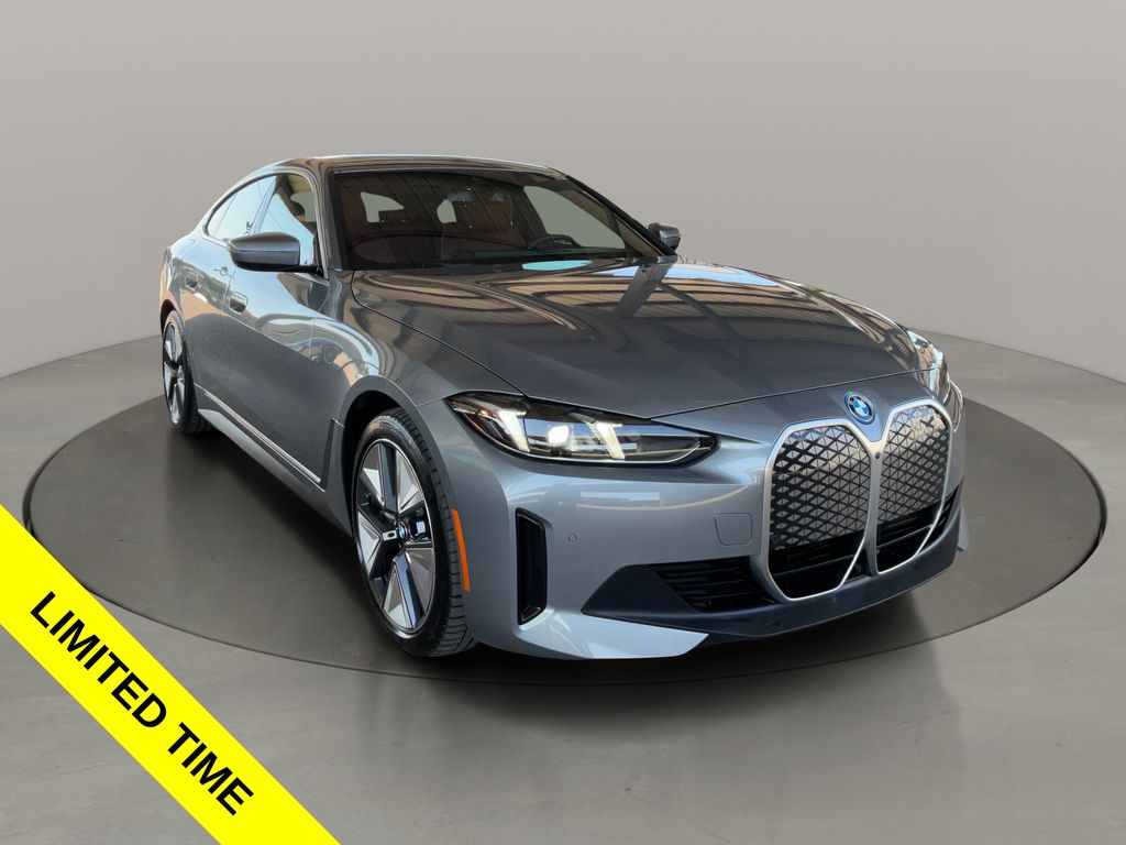 Gray (Skyscraper Grey Metallic) 2025 BMW i4 Sedan Rear-Wheel Drive Automatic