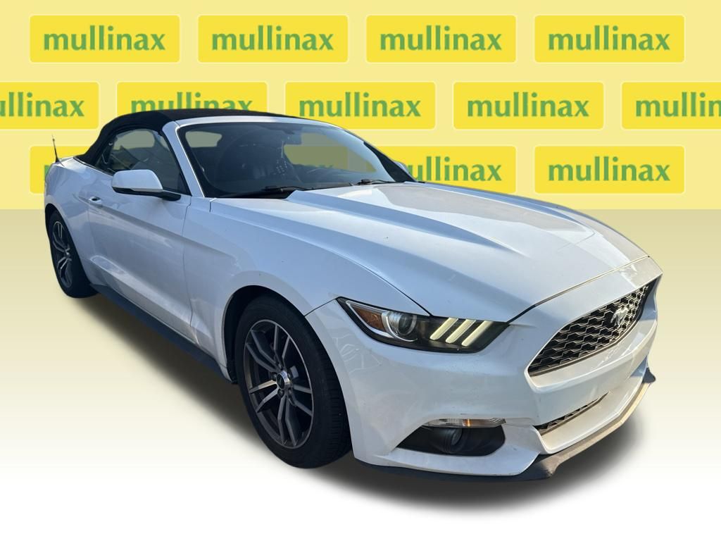 2017 Oxford White Ford Mustang EcoBoost Premium RWD Convertible
