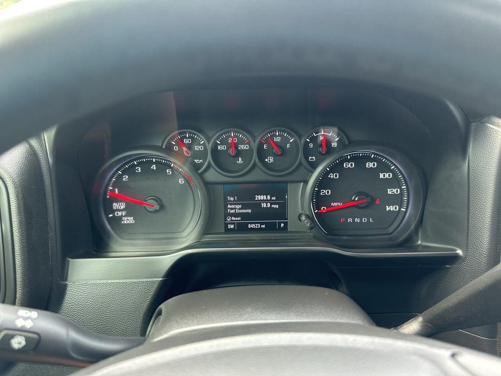 2021 Black Chevrolet Silverado 1500 Custom RWD Truck