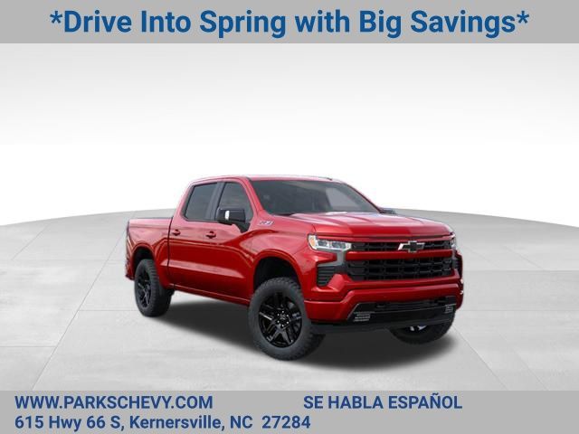Radiant Red 2026 Chevrolet Silverado 1500 RST Crew Cab 4WD Pickup Truck Four-Wheel Drive Automatic