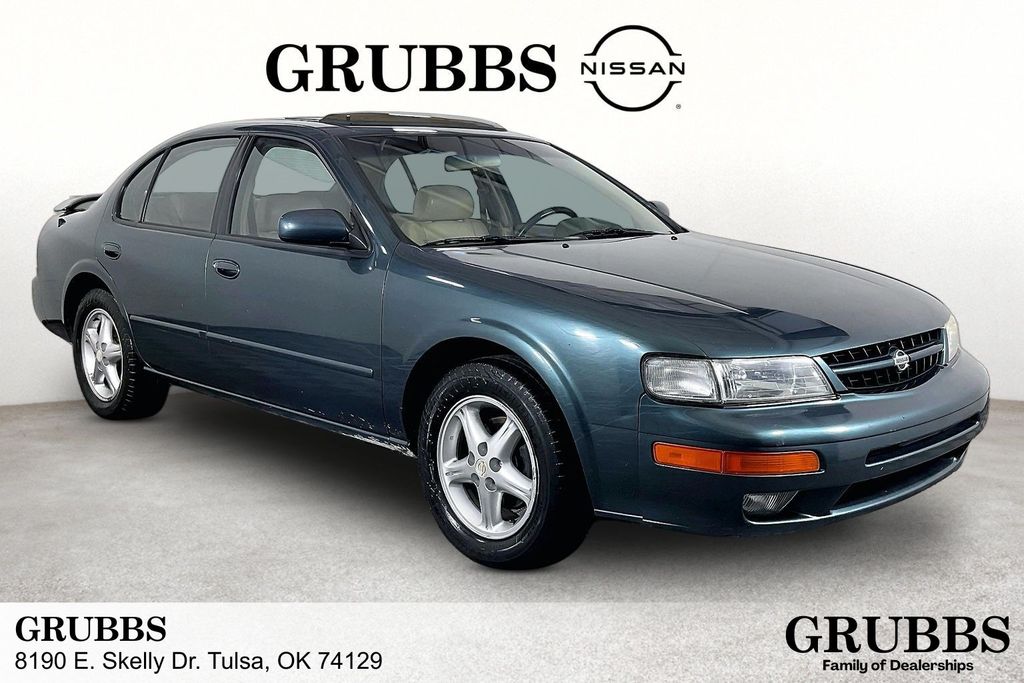 Sage Mist Green 1997 Nissan Maxima GXE Sedan Front-Wheel Drive 5-Speed Manual