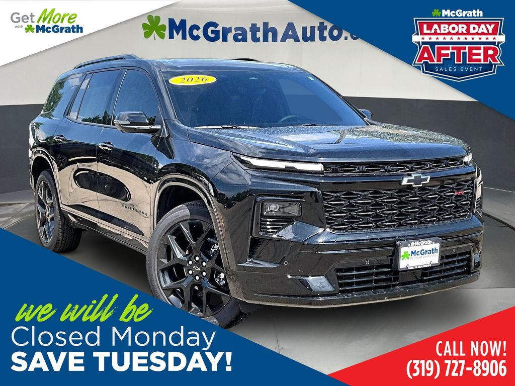 Mosaic Black Metallic 2026 Chevrolet Traverse SUV / Crossover Four-Wheel Drive 8-Speed Automatic