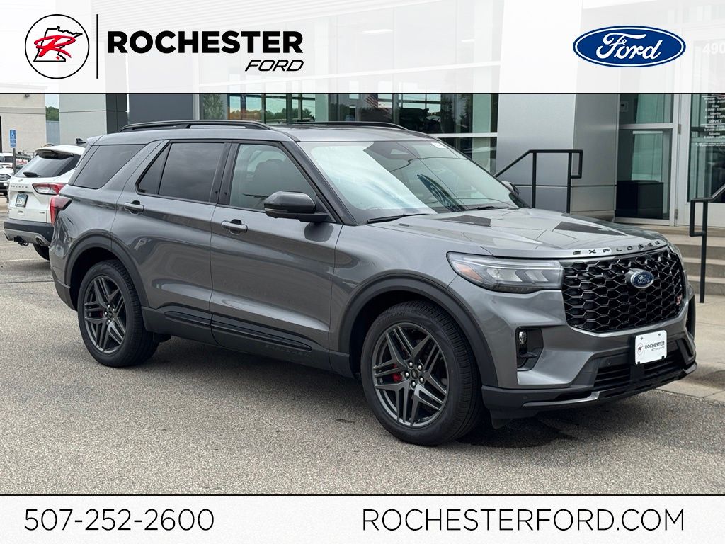 Carbonized Gray Metallic 2026 Ford Explorer SUV / Crossover All-Wheel Drive Automatic