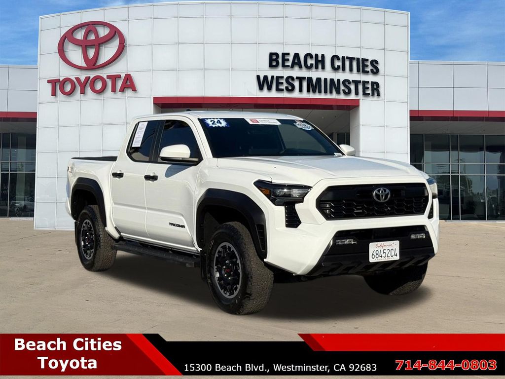 Ice Cap 2024 Toyota Tacoma TRD Off-Road Double Cab 4WD Pickup Truck Four-Wheel Drive 8-Speed Automatic