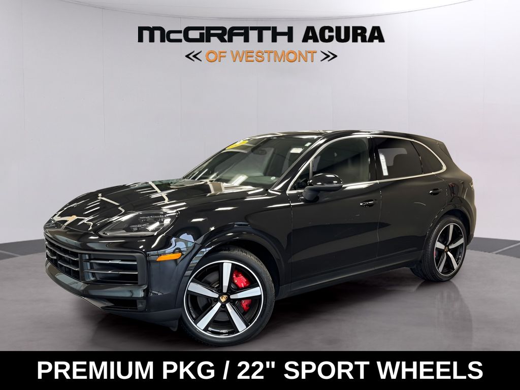 Black 2024 Porsche Cayenne S AWD SUV / Crossover All-Wheel Drive 8-Speed Automatic