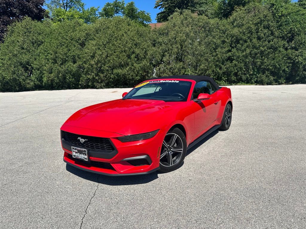Race Red 2025 Ford Mustang Convertible Rear-Wheel Drive Automatic