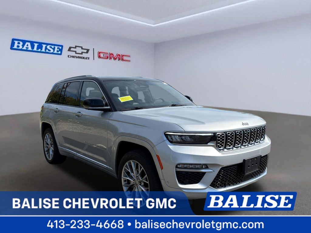 Silver Zynith 2023 Jeep Grand Cherokee SUV / Crossover Four-Wheel Drive 8-Speed Automatic