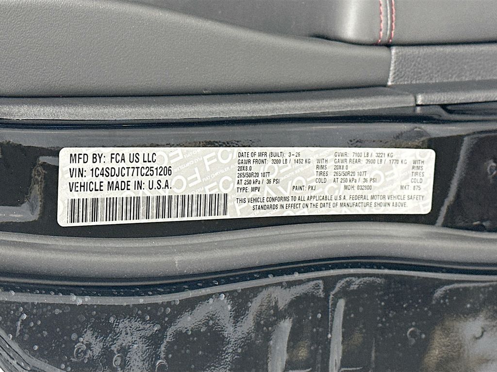 New 2026 Black Dodge GT Blacktop image 19