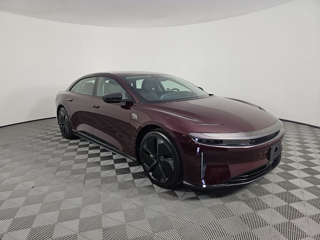 Red 2025 Lucid Air Sedan All-Wheel Drive 1-Speed Automatic