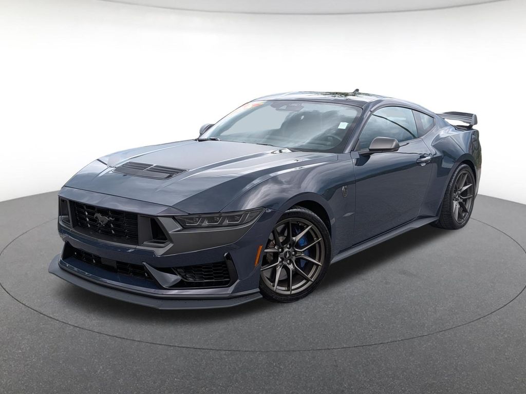 Blue 2024 Ford Mustang Coupe Rear-Wheel Drive Automatic